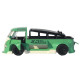 Машинка метал Volkswagen Type 2 (T1) зелена 1:32 світло звук інерція відч двері (TK-19102)