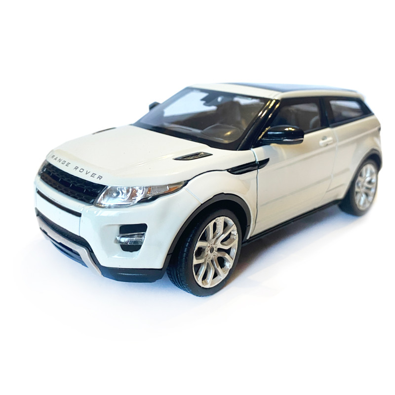Іграшкова машинка металева WELLY 1:24 RANGE ROVER EVOQUE, рендж ровер, відкр.двері, капот,білий, 17.5*7.5*6.5 см, (24021W)
