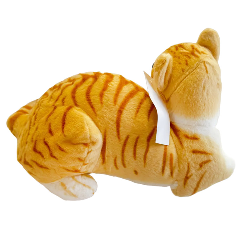 М`яка іграшка Котик рижий плюш 36*20*20см (M 17968)