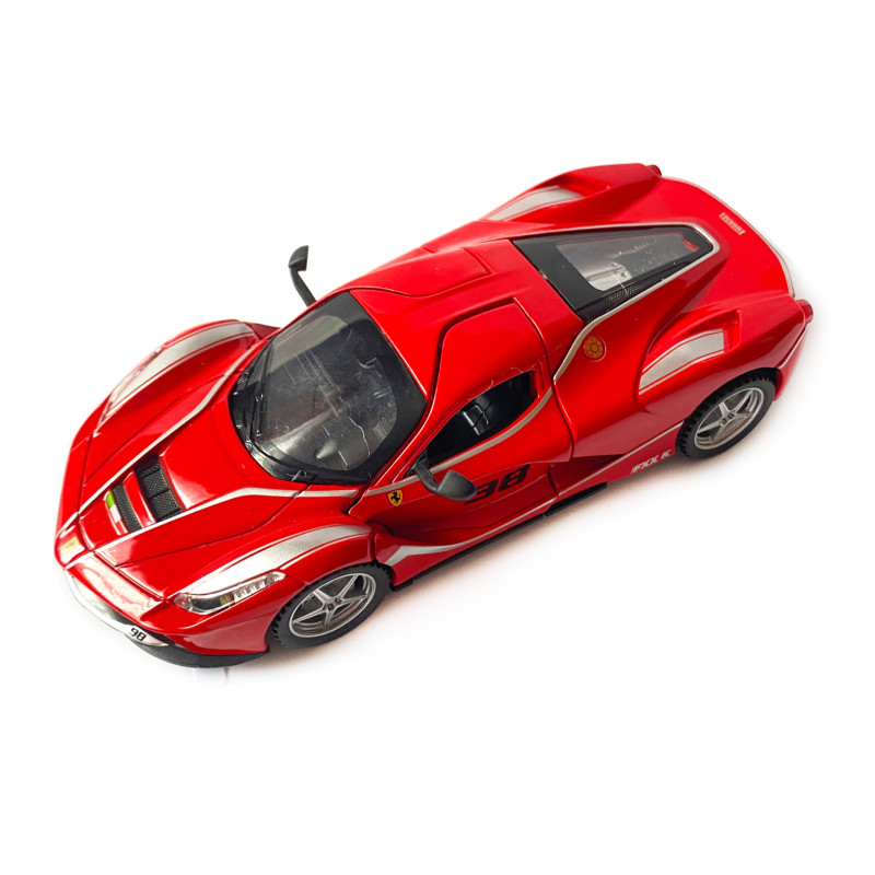 Машинка дитяча АвтоЕксперт металопластик, червона, LaFerrari світло, звук, іннерція, відчин. двері, баг., капот 15*6*4см (23603)