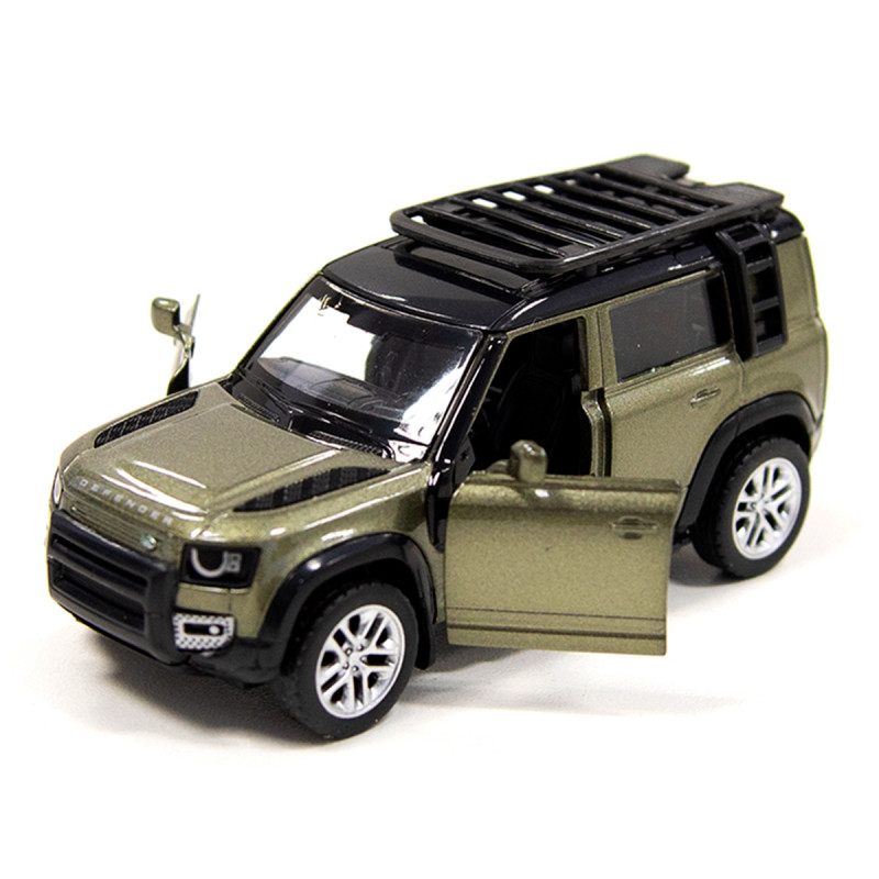 Іграшкова машинка металева LAND ROVER DEFENDER 110, ленд ровер дефендер, зелений, 4*11*4см (250289)