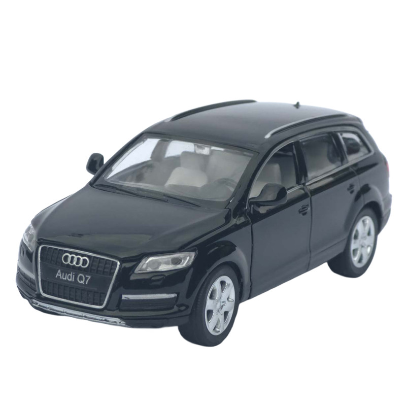 Машина метал Audi Q7 Ауді чорна 1:32 інерція світло звук 16*6*5 см (68310)