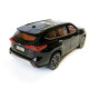 Машинка металева Toyota Highlander Hybrid Тойота Хайлендер Гібрид 1:24 джип чорний звук світло відч двері капот багажник гум колеса 21*7,5*8см (AP-2024)