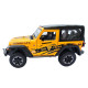 Машинка метал Jeep Wrangler Rubicon джип вранглер жовтий 1:24 світло звук 21,5*8*9см (GT - 94911)