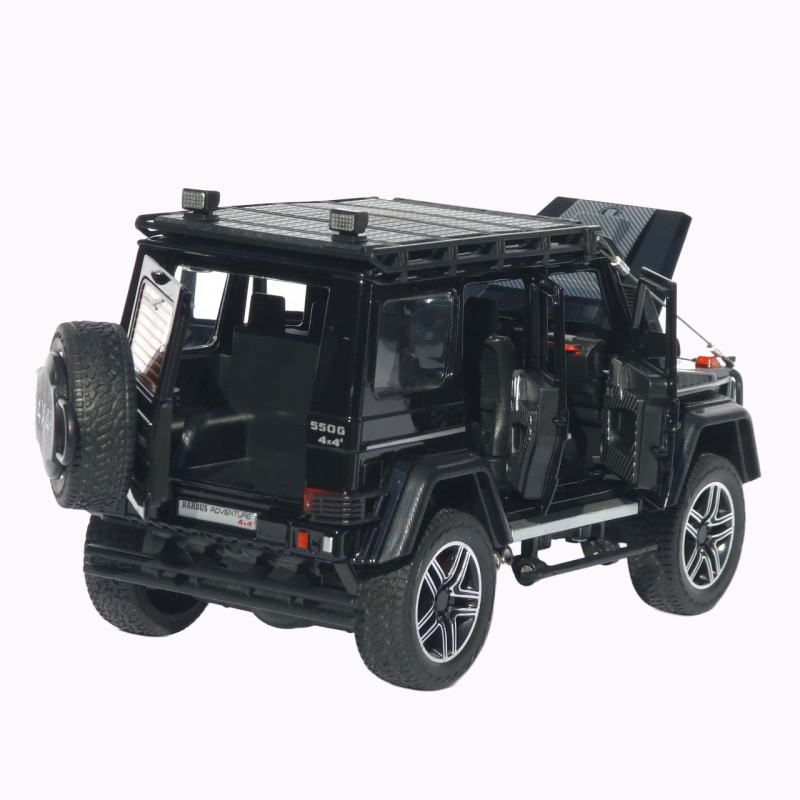 Машинка метал Brabus 800 Adventure XLP АвтоЕксперт чорна 1:24 звук світло відкриваються двері капот багажник (2814-25)