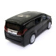 Машинка метал Toyota Alphard Автопром чорна 1:29 світло звук відкр двері 17*6,5*6,5 см (68481)