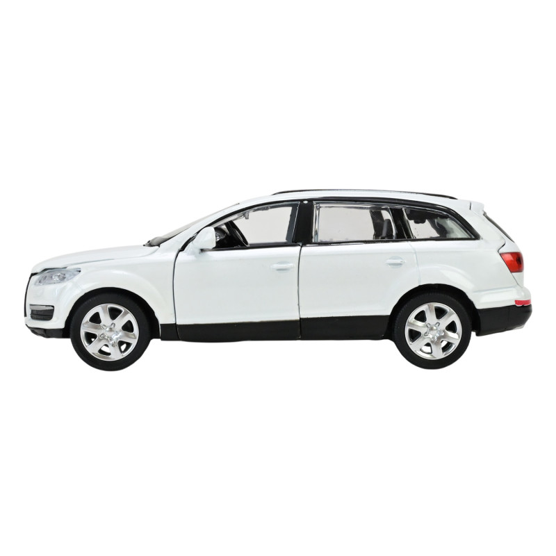 Машина метал Audi Q7 Ауді  Автопром біла 1:32 інерція світло звук 16*6*5 см (68310)