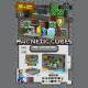Магнітний конструктор Майнкрафт Minecraft Дослідження шахти 37 елементів 2 фігурки ребро кубика 2 см (4106)