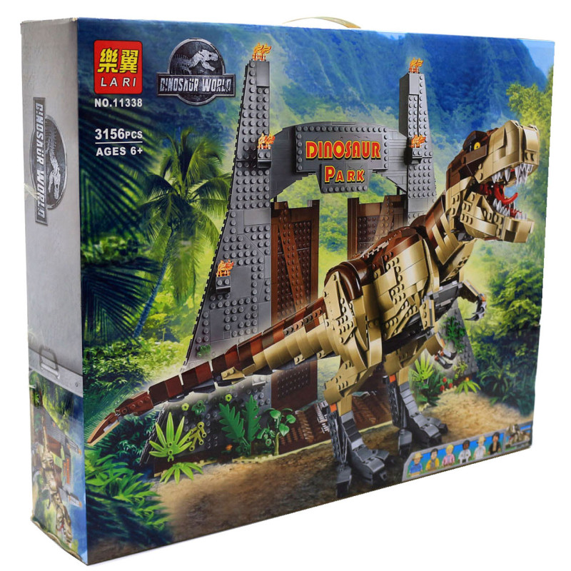 Конструктор LARI Jurassic World Парк Юрського періоду Лють Ті-рекса, 3156 деталей (11338)