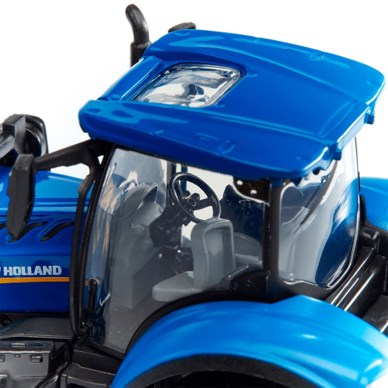 Спецтехника трактор New Holland T7.315 Bburago, 1:32, с погрузчиком, синий (18-31632)