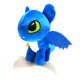М'яка іграшка Дракончик, дракон, динозаврик, діно, синій, KinderToys, 31*24 см (00688-4)