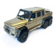Іграшкова машинка металева WELLY 1:24 MERCEDES-BENZ G63 AMG 6X6, бронза, 23.5*8*8.5см (24061W)