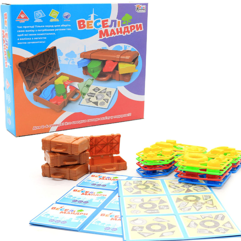 Настільна гра Fun Game «Веселі мандри» (Веселі подорожі) UKВ-В0044