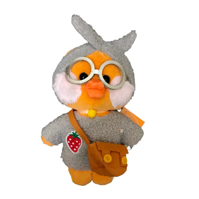 М'яка іграшка Каченя Lalafanfan duck Лалафанфан 27*18*12 см (00246)