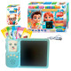 Картридер Всезнайко WToys синий укр язык аккум стилус 122 двусторонние карточки 18 тем сказки песни интересные факты 24*1,5*17см (94930)