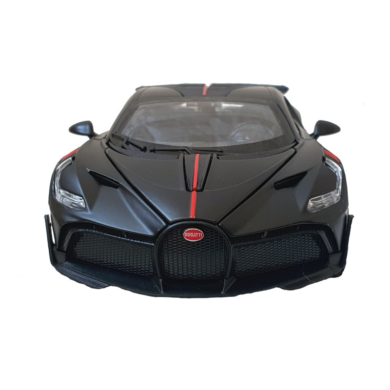Іграшкова машинка металева Bugatti Divo, Бугатті, чорна, звук, світло, інерція, відкр двері, Автоексперт, 1:32,15*7*5см (32510)