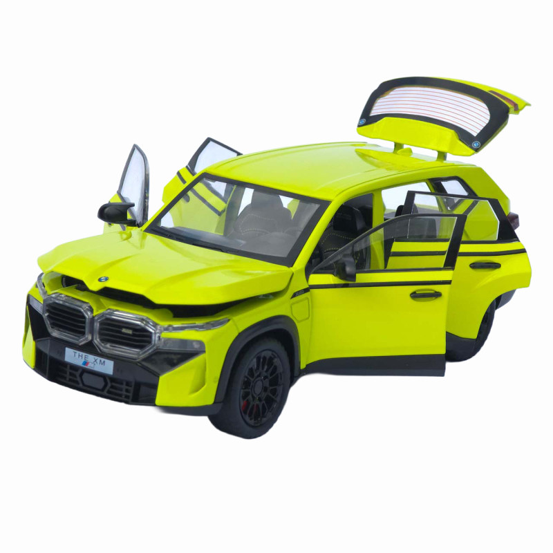 Машинка метал BMW XM АвтоЕксперт салатова 1:24 світло звук відкр двері капот багажник (1669-13)