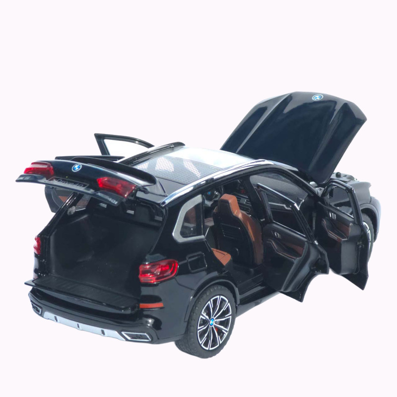 Машинка метал BMW X5 M Sport АвтоСвіт чорна 1:24 звук світло інерція 20,5*9,5*7,5 см (AP-2012)