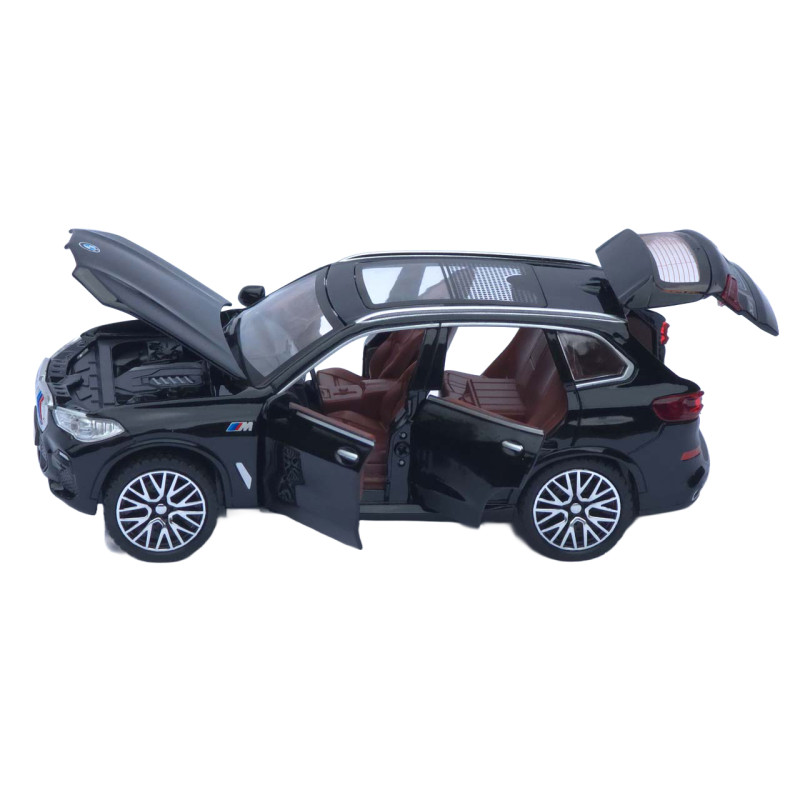 Машинка метал BMW X5 АвтоСвіт чорна 1:32 звук світло інерція 16*7,5*6,5 см (AP-1755)