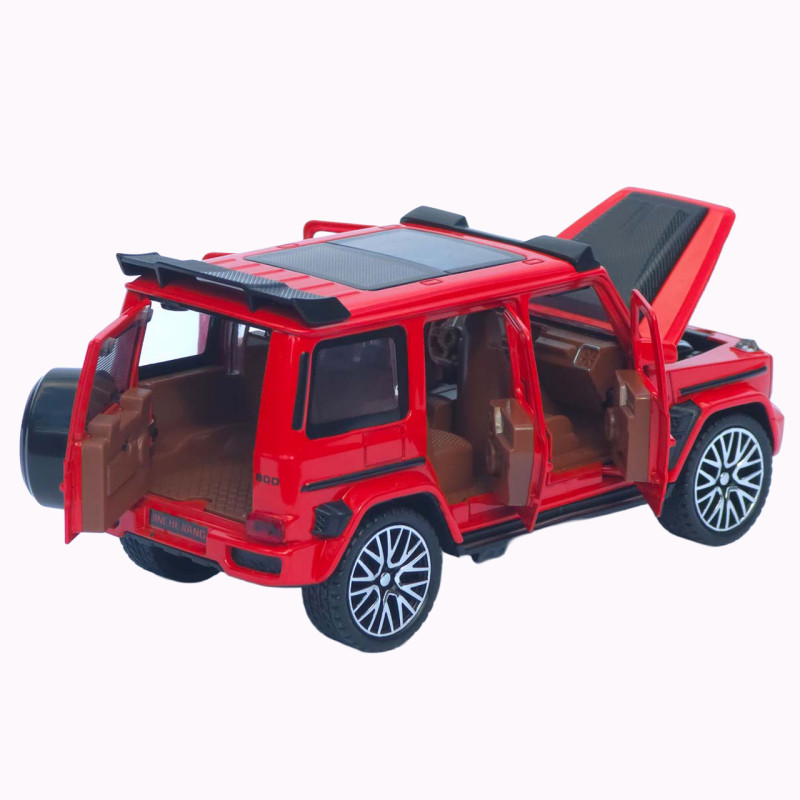 Машинка метал Mercedes-Benz G-Class (Гелендваген) АвтоЕксперт червона 1:32 звук світло (L-0442-50)