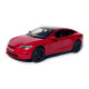 Машинка метал Tesla model S червона Тесла 1:24 відкр двері баг капот звук світло 17,5*7,5*5,5см (EL 64077)