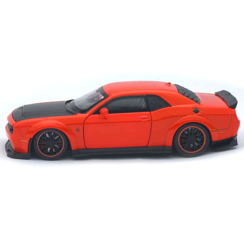 Машинка метал Dodge Challenger SRT Hellcat Redeye червона 1:32 світло звук інерція 15*6,5*4 см (TK-12200)