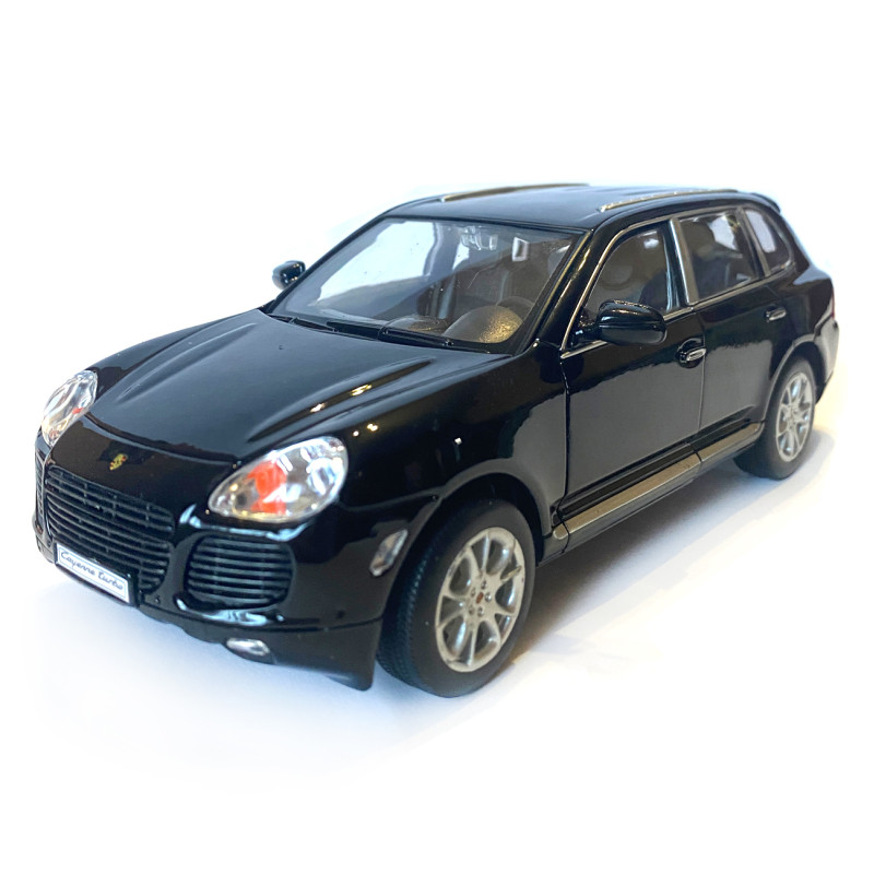 Іграшкова машинка металева WELLY 1:24 PORSCHE CAYENNE TURBO, чорний, 20*8*7 см (22431W)
