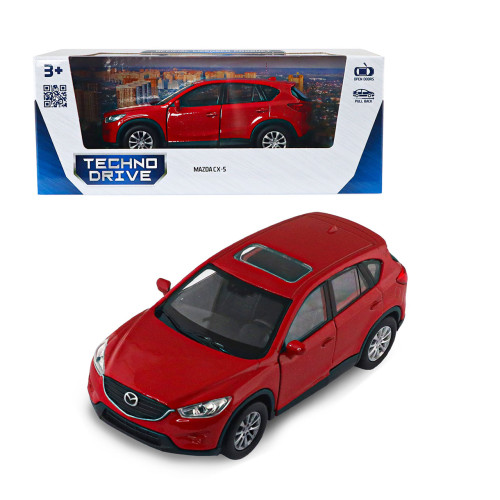 Машинка метал Mazda CX-5 мазда червона 1:43 відкр двері 5*12*4см (250390W)
