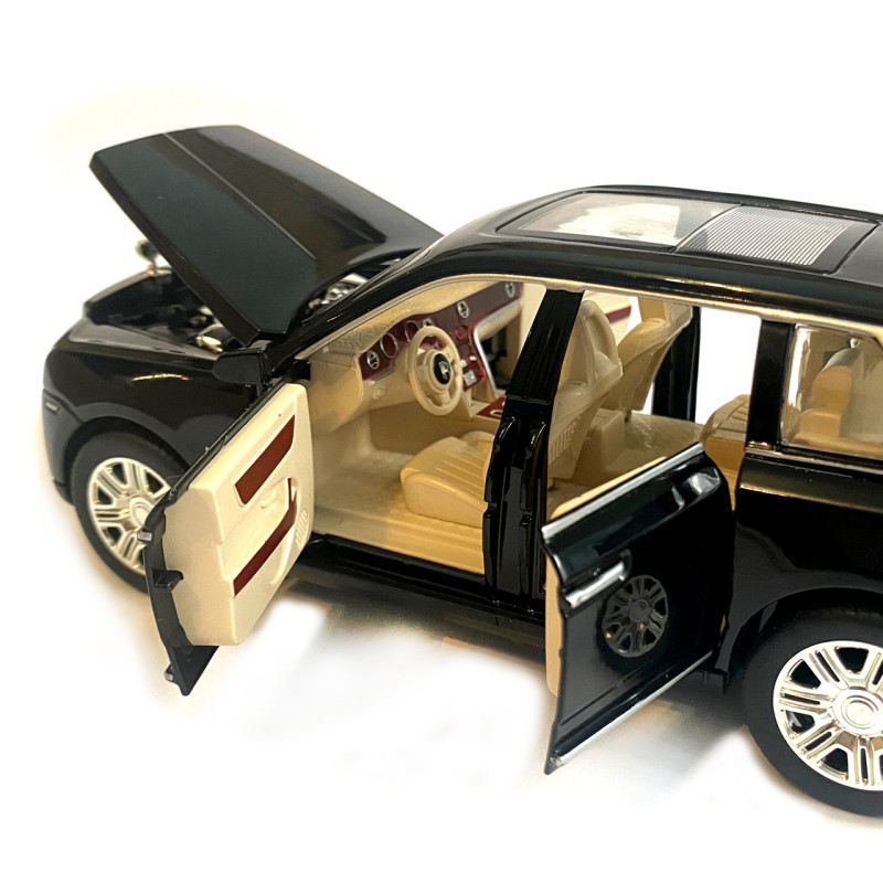 Іграшкова машинка металева Rolls-Royce «АвтоЕксперт» Роллс-Ройс чорний, світло, звук 20*8*7 см (GT-4502)