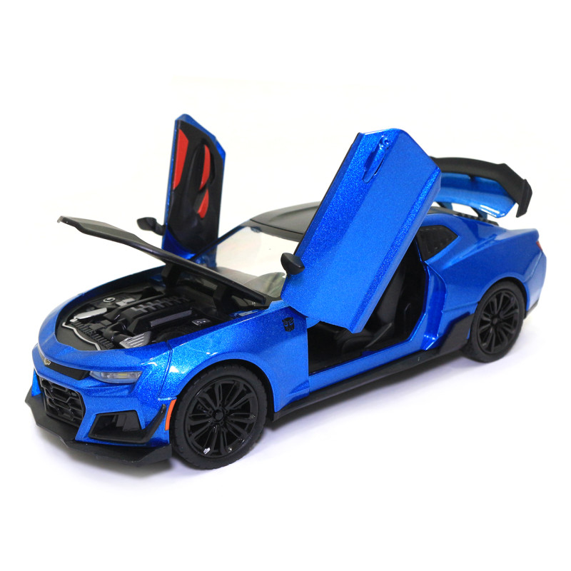 Машинка металева Chevrolet Camaro AutoExpert Шевроле Камаро синій звук світло 20*6*8 см (GT-0708)