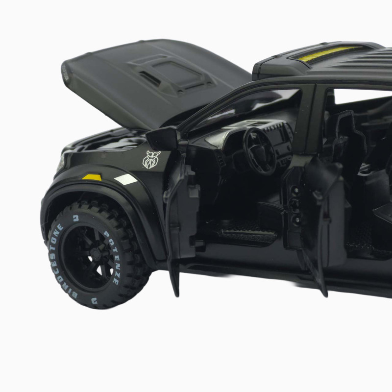 Машинка метал Mercedes-Benz X-Class 6x6 АвтоЕксперт чорна 1:32 світло звук інерція (ТК-8452)