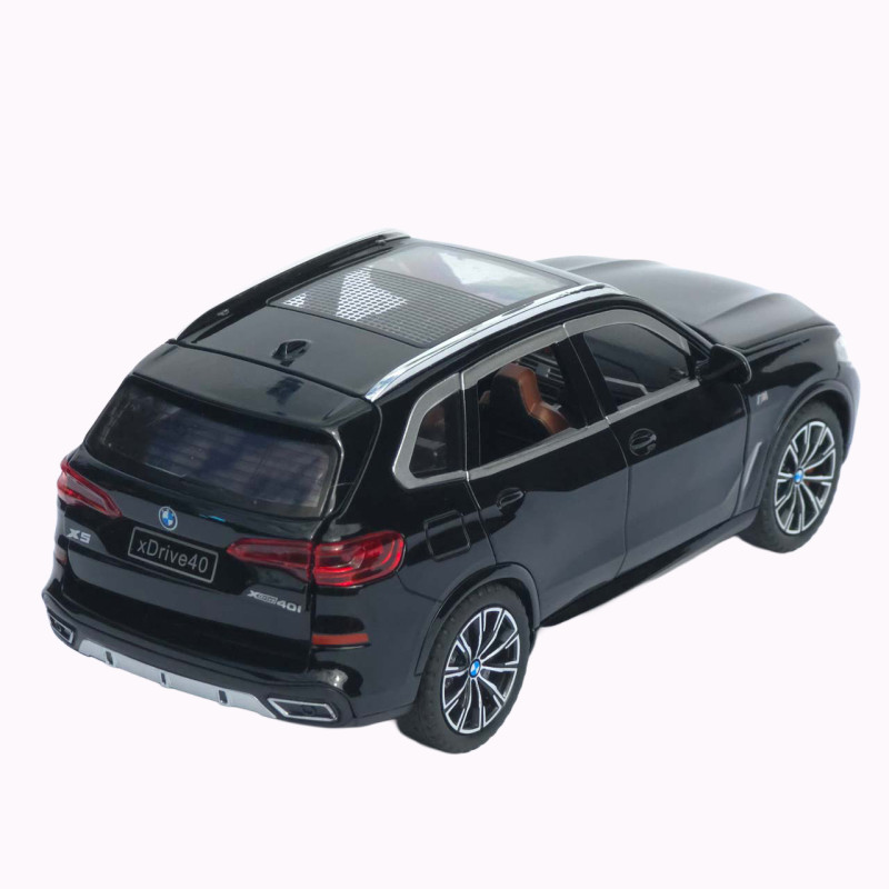 Машинка метал BMW X5 M Sport АвтоСвіт чорна 1:24 звук світло інерція 20,5*9,5*7,5 см (AP-2012)