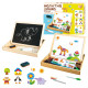 Деревянная магнитная доска 97678 WToys магниты фломастер губка мел 28*21*1см (97678)