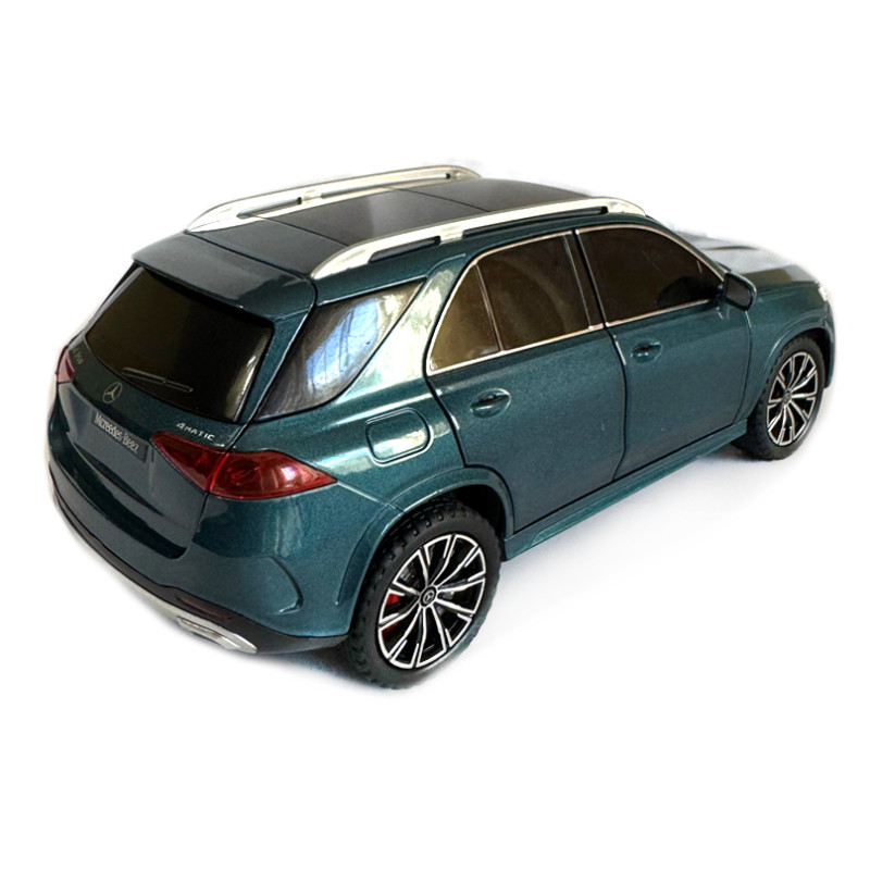Машинка металева Mercedes-benz GLE 350 de 4MATIC Мерседес зелений Автопром 1:24 світло звук відкр двері баг капот 20*9*8см (AP7708)