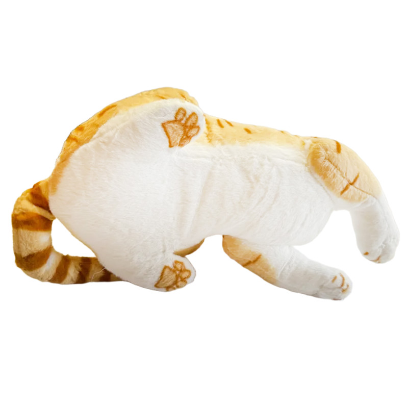 М`яка іграшка Котик рижий плюш 36*20*20см (M 17968)