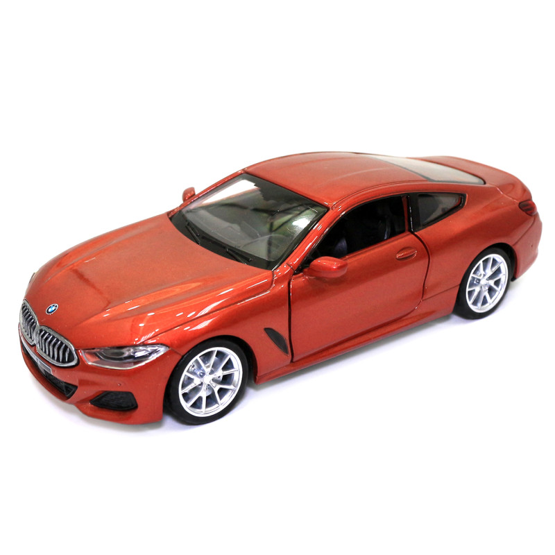 Игрушечная машинка металлическая BMW M850i Coupe «Автопром» БМВ Купе красный свет звук 14*3*6 см (68415)