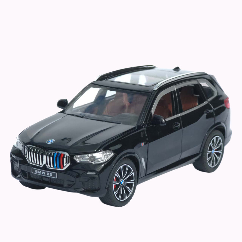 Машинка метал BMW X5 M Sport АвтоСвіт чорна 1:24 звук світло інерція 20,5*9,5*7,5 см (AP-2012)