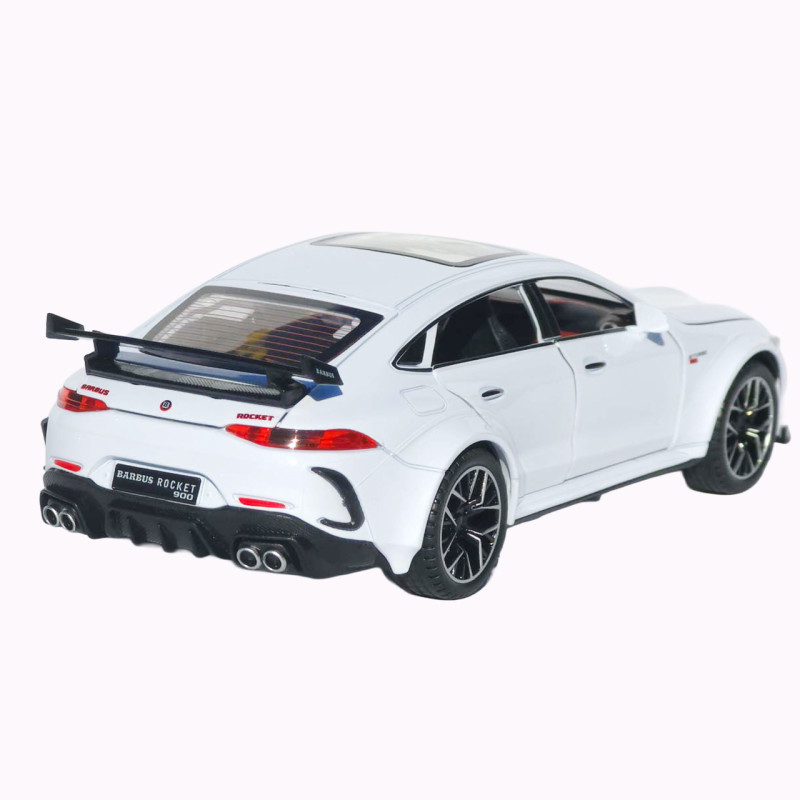 Машинка метал Brabus Rocket 900 АвтоЕксперт біла 1:24 звук світло відкр двері капот багажник (1206-15)