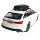 Іграшкова машинка металева Audi RS6, ауді, біла, звук, світло, відкр двері, багажник, капот, Автоексперт, 1:32, 15*7*5см (ТК-10206)
