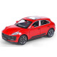 Машинка игровая Porsche Macan «АвтоЕксперт» Порше Макан, металл, красная, подсветка фар, звук, инерция, открываются двери, капот, 16*7*6, 15506