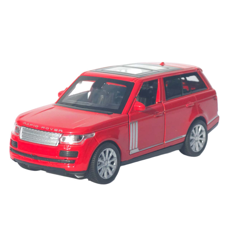 Машинка метал Range Rover Vogue АвтоЕксперт червона 1:32 звук світло відкрив двері капот багажник (72655)