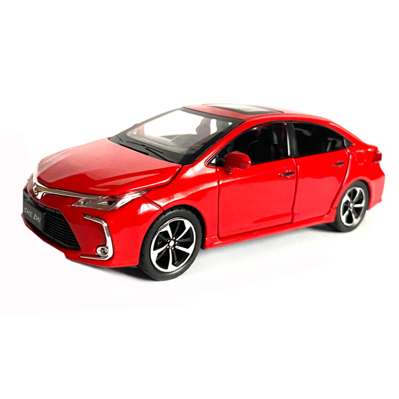 Машинка металева Toyota Corolla "AutoExpert" Тойота Королла червона звук світло 15,5 * 4,5 * 7 см (GT-6258)