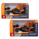 Машинка металева McLaren F1 MCL38 (2024) Bburago 1:43, болід MCL38 13*5*3 см (18-38214)