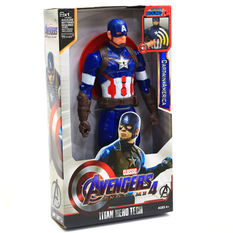 Ігрові фігурки AVENGER BBMTOYS Супергерої Марвел, DC Капітан Америка (8818)