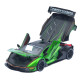 Машинка метал Lamborghini Essenza SCV12 зелена 1:24 звук світло відчин двері капот багажник (1650-05)