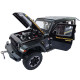 Машинка метал Jeep Wrangler Rubicon джип вранглер чорний 1:24 світло звук 21,5*8*9см (GT - 94911)