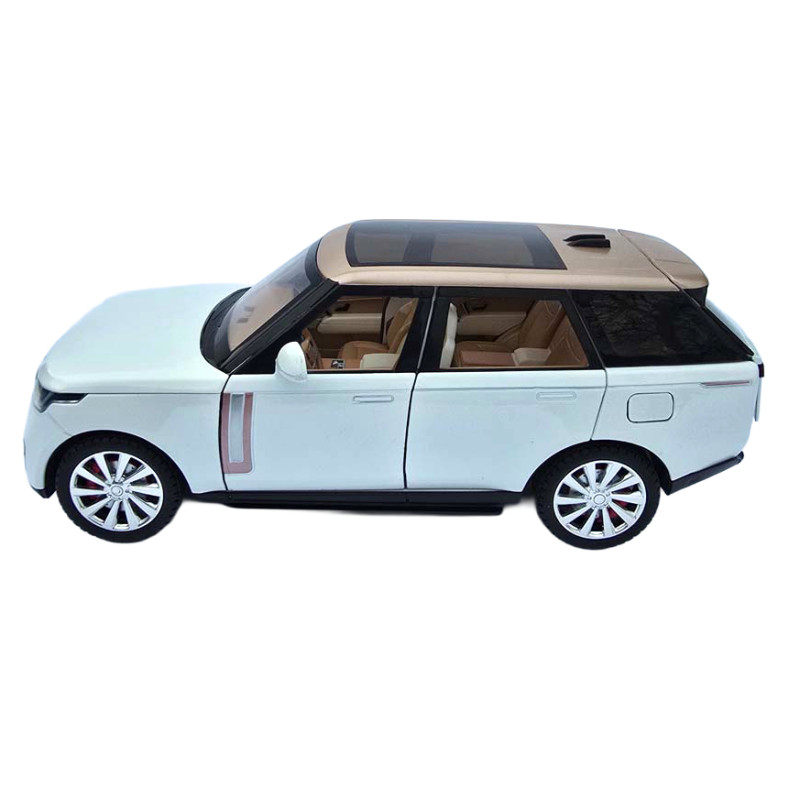 Машинка метал Range Rover L460 рендж ровер 1:24 білий світло звук 20,5*7*7см (RS-15526)