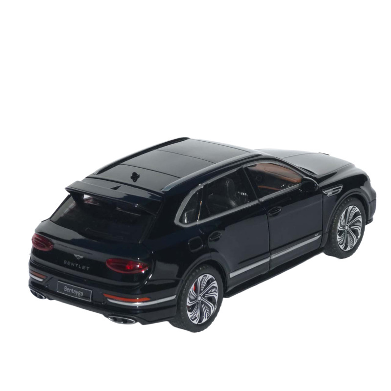 Машинка метал Bentley Bentayga АвтоСвіт чорна 1:24 звук світло інерція 21*9*7 см (AP-1897)