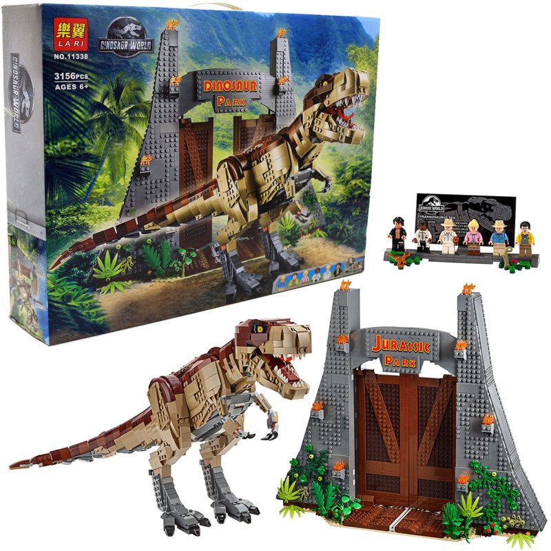 Конструктор LARI Jurassic World Парк Юрського періоду Лють Ті-рекса, 3156 деталей (11338)
