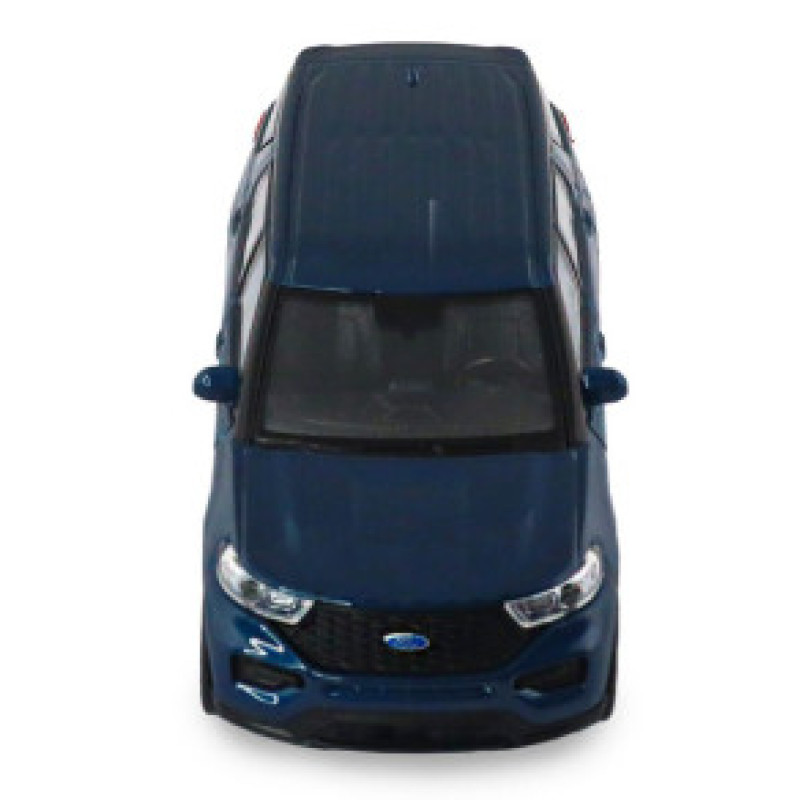 Машинка металл Ford Explorer 2023 Форд голубой металлик 1:43 открывающиеся двери 5*12*4см (250392W)